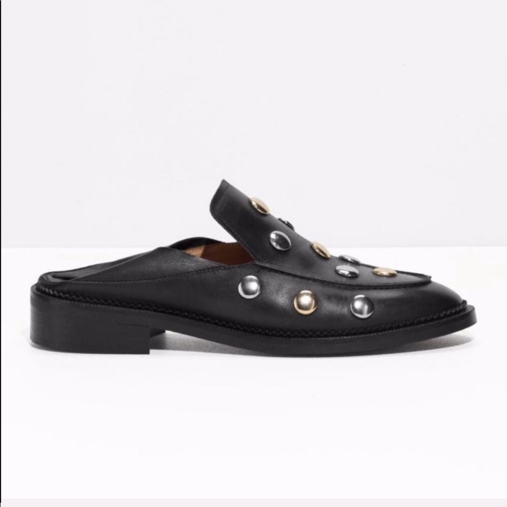 & Other Stories | Circle Stud Loafers - Picture 2 of 7